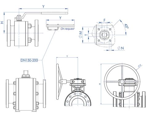 Thor Split Body Stainless Steel Ball Valve Pn 16 40 Ansi 150 300