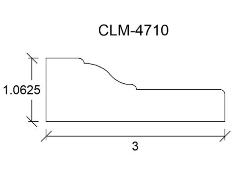 Clm 4710 Classic Mouldings Inc