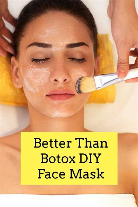 DIY Face Mask To Tighten Skin Better Than Botox Skin Tightening Face