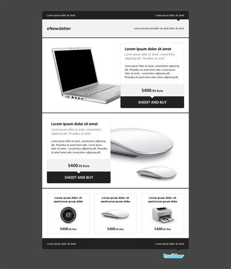 Enewsletter A Clean Email Template Themeforest Previewer