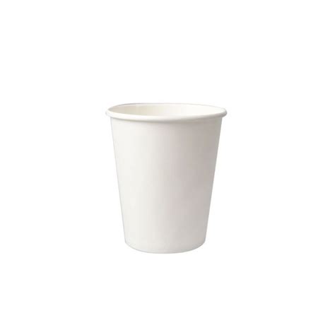 Yocup Company: Yocup 8 oz White Paper Drinking Cup - 1 case (1000 piece)