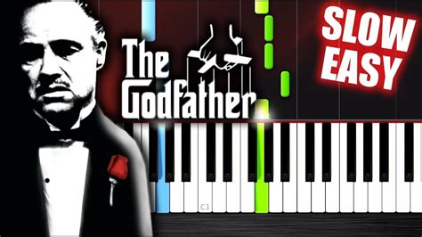 The Godfather Theme Slow Easy Piano Tutorial By Plutax Youtube