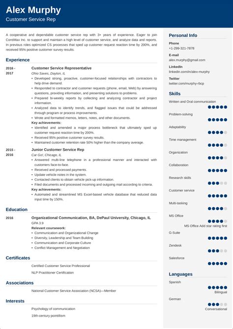 Customer Service Cv Examples And Writing Guide For 2024