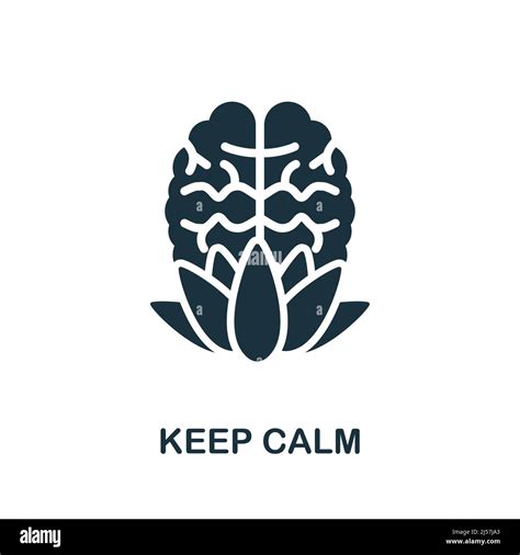 Keep Calm Icon Simple Element From Yoga Collection Creative Keep Calm