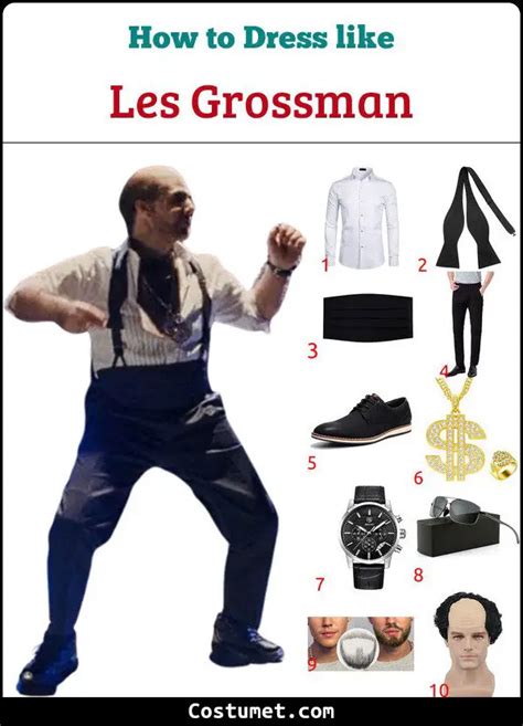 Les Grossman Costume from Tropic Thunder for Cosplay & Halloween