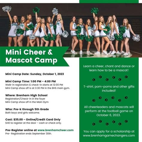 Mini Cheer & Mascot Camp-Brenham – KTEX 106.1