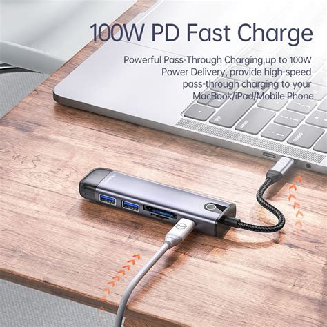 Mcdodo In Usb C Hub With Pd W Usb Hdmi K Sd Tf Card