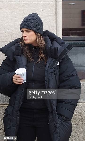 Missy Peregrym On The Set Of The Tv Series Fbi November 17 2021 In News Photo Getty Images