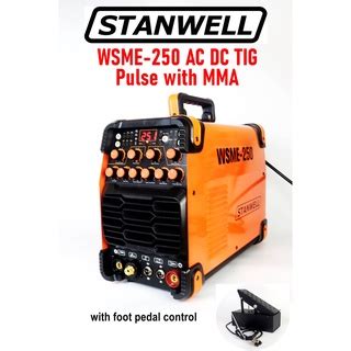 STANWELL WSME 250 AC DC TIG MMA WELDING MACHINE WITH PULSE FUNCTION