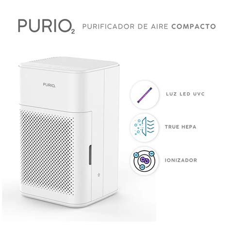 Ripley Purio Purificador Compacto De Aire Chic Con Niveles Filtro