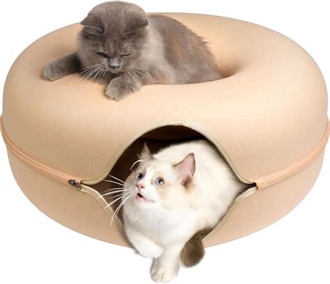 Amazon Gleejoy Peekaboo Cat Cave For Multiple Cats Large Cats