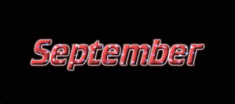 September Logo | Free Name Design Tool from Flaming Text