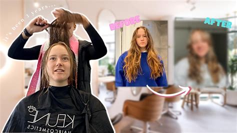 Getting My Hair Cut For The First Time In 3 Years Youtube