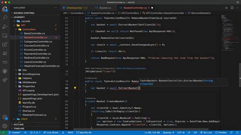 Making Clear Basket Endpoint Fullstack ASP NET Core And React