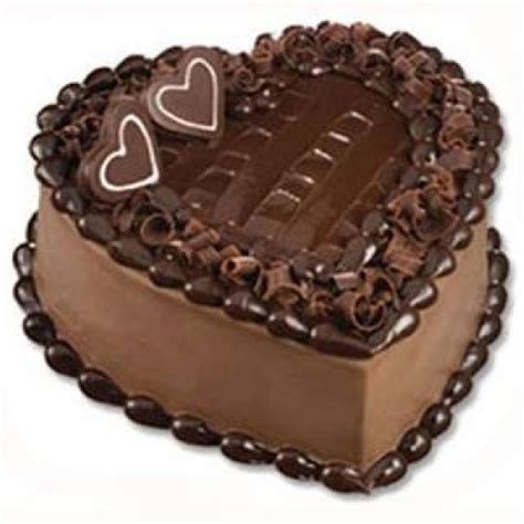 Heart Shaped Chocolate Cake, Same Day & Midnight Delivery