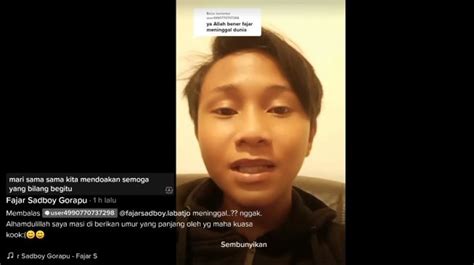 Cek Fakta Fajar Sadboy Dikabarkan Meninggal Dunia Benarkah