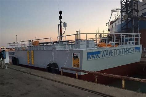 Italy Eni Completes The Installation Of Iswec Inertial Sea Wave