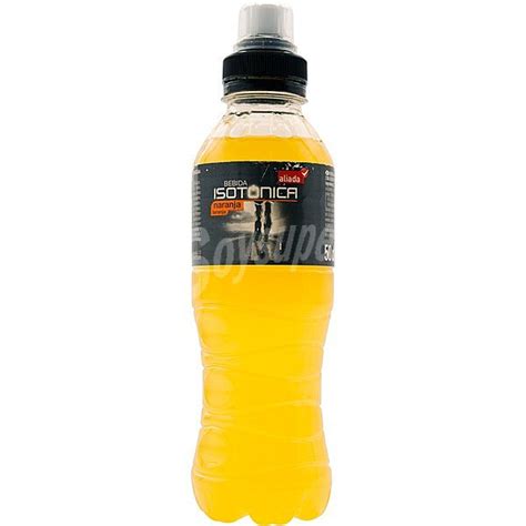 Aliada Bebida isotónica sabor naranja botella 50 cl con tapón Sport