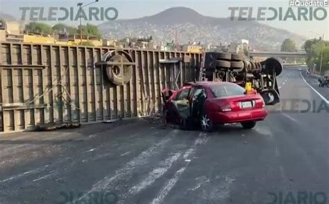 Tráiler Vuelca Sobre La México Pachuca Una Persona Pierde La Vida Y