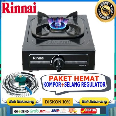 Jual Rinnai Paket Bundling Kompor Gas Tungku Rinnai Ri S Selang