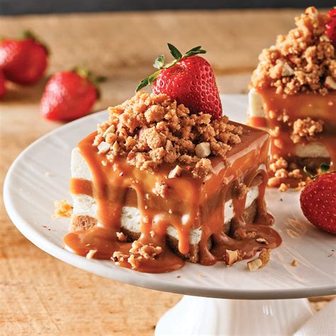 Gâteau étagé au fromage et caramel Les recettes de Caty