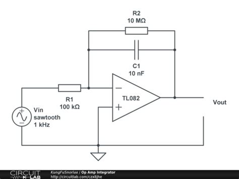 Op Amp Integrator - CircuitLab