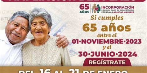 Pensi N Bienestar Que No Se Te Pase Ampl An Registro Para Que