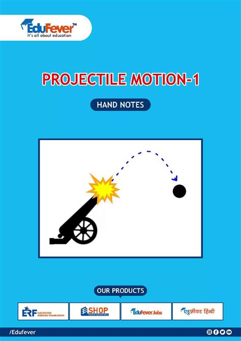 Projectile Motion Physics Handwritten Notes PDF