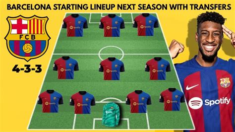 Barcelona Potential Starting Lineup With Transfers Confirmed