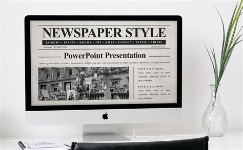 newspaper template powerpoint newspaper layouts style