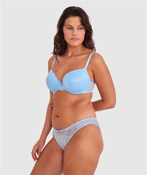 Bras N Things Sally V String Sky Blue