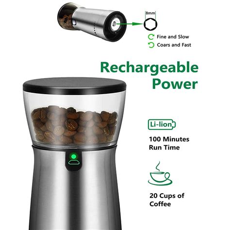 Kaffeemühle Edelstahl Muttern Bohnen Körner Mühle Kräuter Elektrische