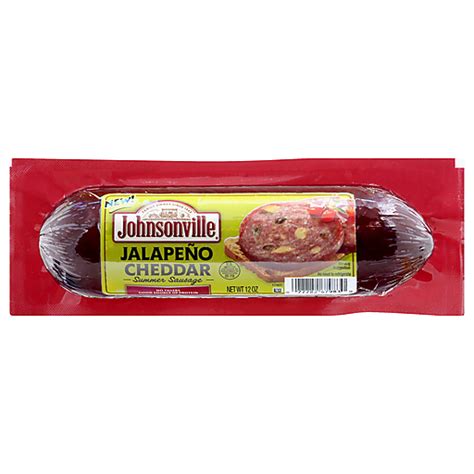 Johnsonville Jalapeno Cheddar Summer Sausage 12 Oz Shop Valli