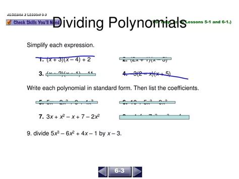 Ppt Dividing Polynomials Powerpoint Presentation Free Download Id 5728286