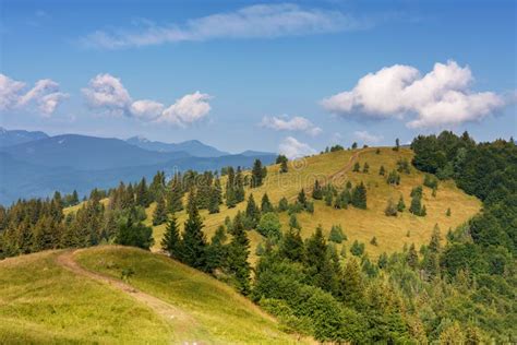 Berglandschaft Karpaten Stockfoto Bild Von Karpaten 110187596