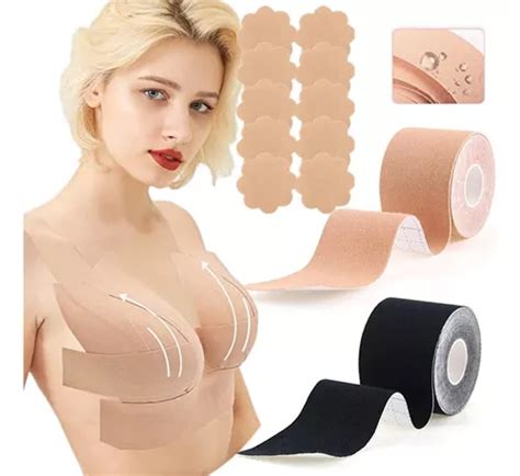 Cinta Busto Bra Invisible Push Up Brasier Strapless Pezonera Meses