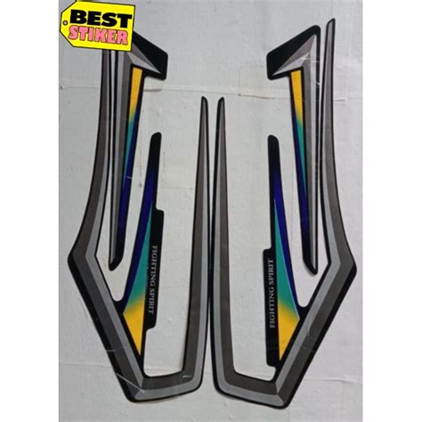 Jual STIKER STRIPING YAMAHA RX KING 2001 STANDAR FULL STIKER LIS BODY