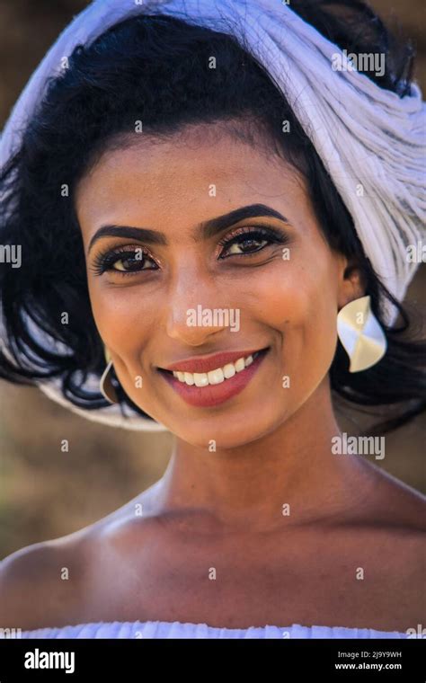 Portrait Of The Beautiful Eritrean Women In Asmara Stock Photo Alamy