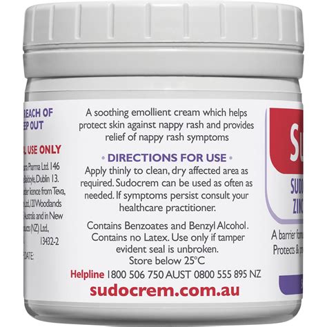 Sudocrem Nappy Rash Cream 125g Woolworths