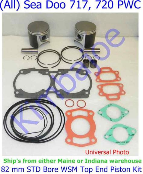 Sell All Sea Doo 717 720 PWC 82 Mm STD Bore WSM Top End Piston Kit