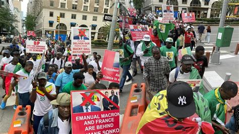 Manifestation des Sénégalais à NEW YORK YouTube