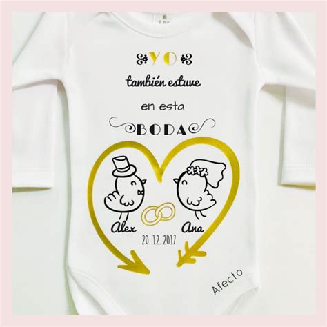 Body Personalizado Boda Bodys Personalizados Afecto Baby Shop