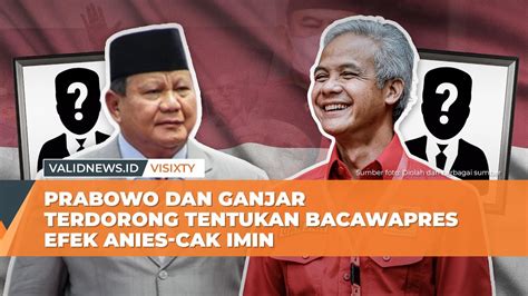 Prabowo Dan Ganjar Terdorong Tentukan Bacawapres Efek Anies Cak Imin