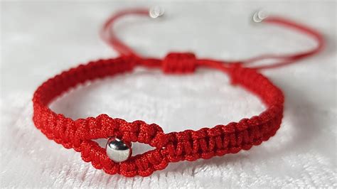 Diy Pulsera Hilo Rojo Buena Vibra Y Protecci N F Cil Y R Pida Youtube