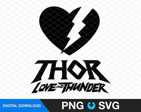 Thor Love And Thunder Svg Files For Cricut Thor Hammer And Etsy Uk In