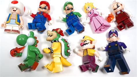 Lego The Super Mario Bros Movie Mario Bowser Luigi Yoshi