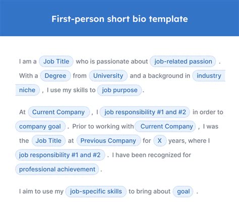Professional Bio Examples For Resumes Linkedin And Websites