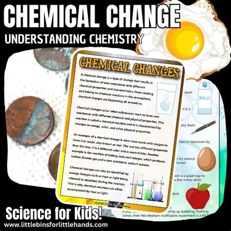 Examples Of Chemical Change - Little Bins for Little Hands