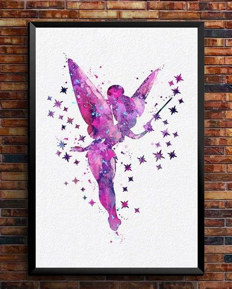 Violet Tattoo Fairy Dust Tinkerbell Watercolor Tattoo Draw Tattoos