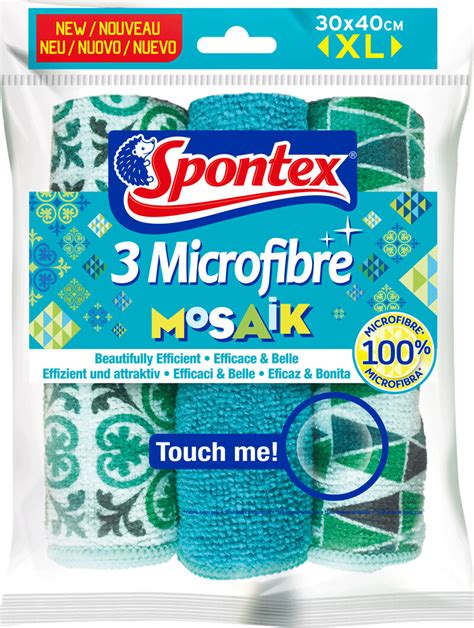 Spontex Mikrofasertücher Mosaik 3er Ab 350 € Preisvergleich Bei